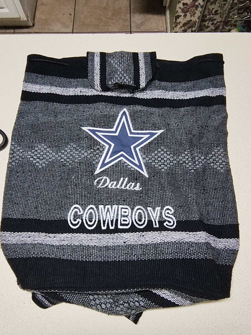 Dallas Cowboys Woven Baja Mexican Serape Style Backpack